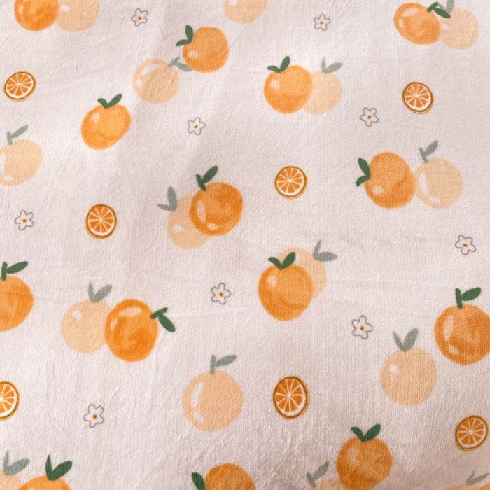 91家纺网 家纺一手货源 找家纺 绒兔兔 2022新款牛奶绒印花毯子 橙意满满