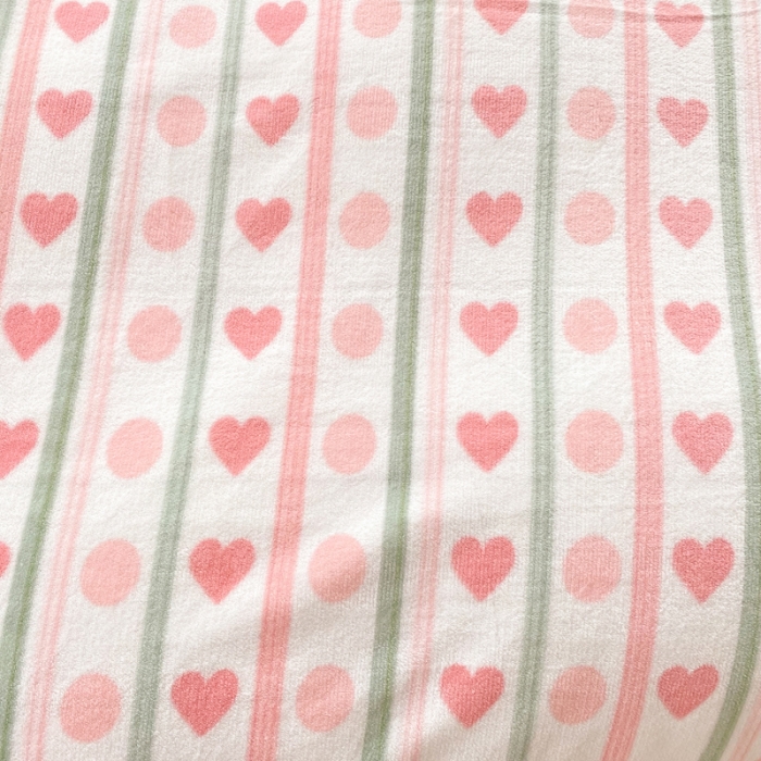 91家纺网 家纺一手货源 找家纺 绒兔兔 2022新款牛奶绒印花毯子 点点心语