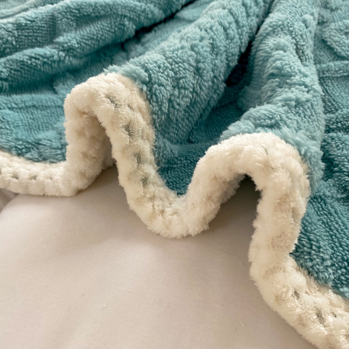91家纺网 家纺一手货源 找家纺 （总）绒兔兔 2022新款舒棉绒毯子