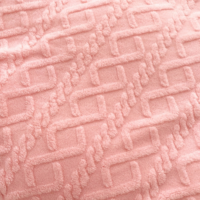 91家纺网 家纺一手货源 找家纺 绒兔兔 2022新款舒棉绒毯子 舒棉绒-玫瑰粉