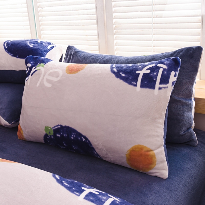 91家纺网 家纺一手货源 找家纺 芃成 2022新款加厚双面牛奶绒印花床品系列-四件套 安纳瑞