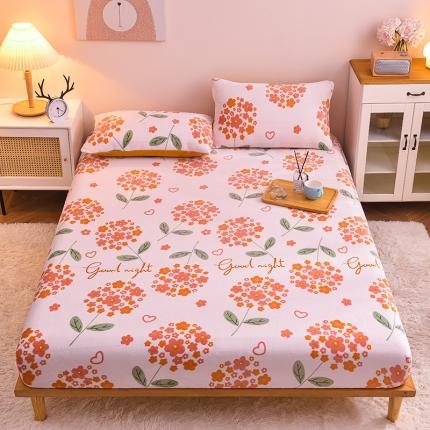 91家纺网 家纺一手货源 找家纺 （总）芃成 2022新款加厚双面牛奶绒印花床品系列-单床笠