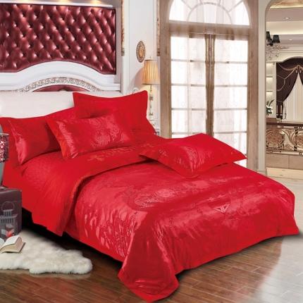 91家纺网 家纺一手货源 找家纺 （总）卡迪亚 2022新款贡缎提花四件套