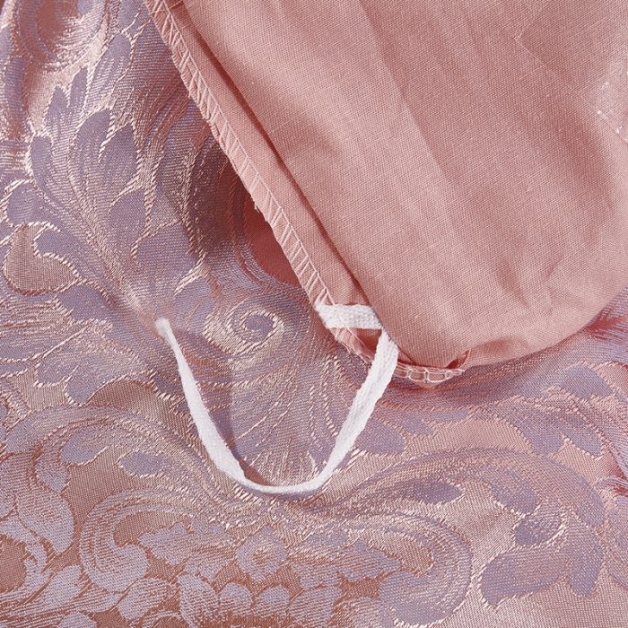 91家纺网 家纺一手货源 找家纺 卡迪亚 2022新款贡缎提花四件套 爱卡-香槟金