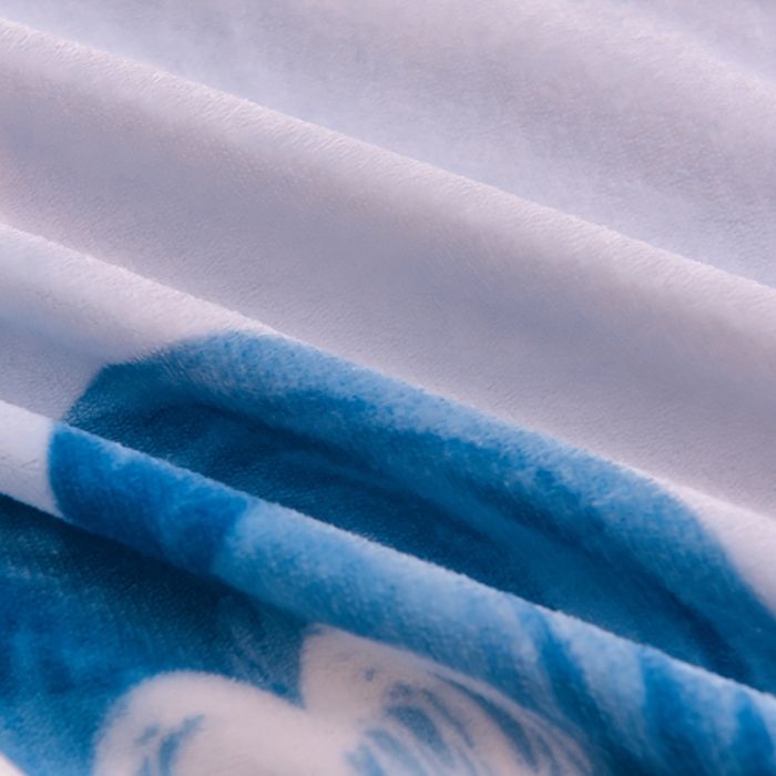 91家纺网 家纺一手货源 找家纺 芃成 2022新款加厚双面牛奶绒印花床品系列-单床笠 爱心恐龙