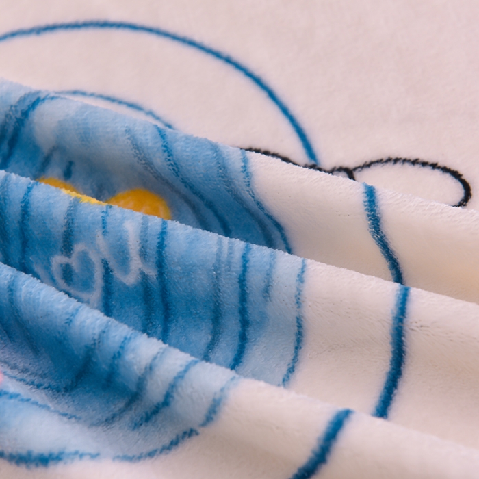 91家纺网 家纺一手货源 找家纺 芃成 2022新款加厚双面牛奶绒印花床品系列-单床笠 爱心兔