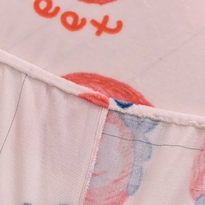 91家纺网 家纺一手货源 找家纺 芃成 2022新款加厚双面牛奶绒印花床品系列-单床笠 草莓奶昔