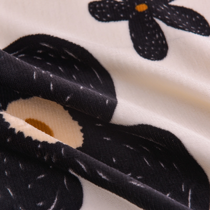 91家纺网 家纺一手货源 找家纺 芃成 2022新款加厚双面牛奶绒印花床品系列-单床笠 赫本