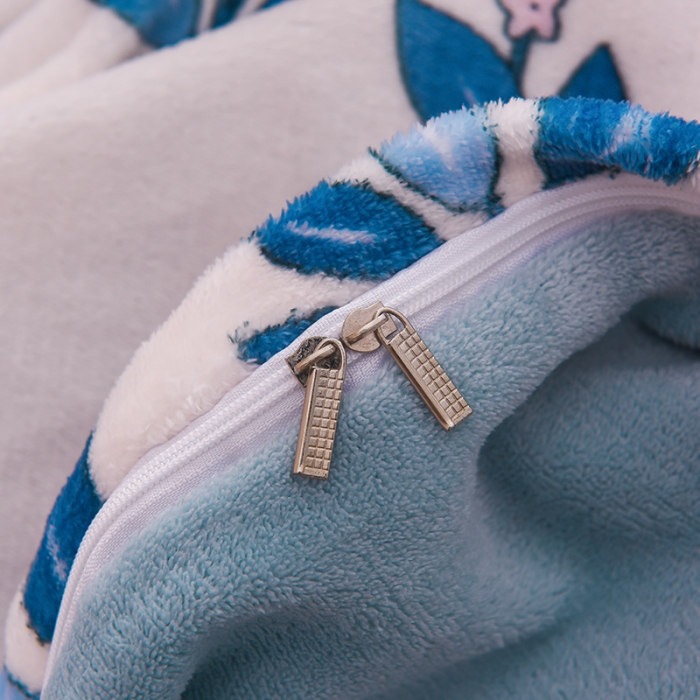 91家纺网 家纺一手货源 找家纺 芃成 2022新款加厚双面牛奶绒印花床品系列-单被套 菲菲兔