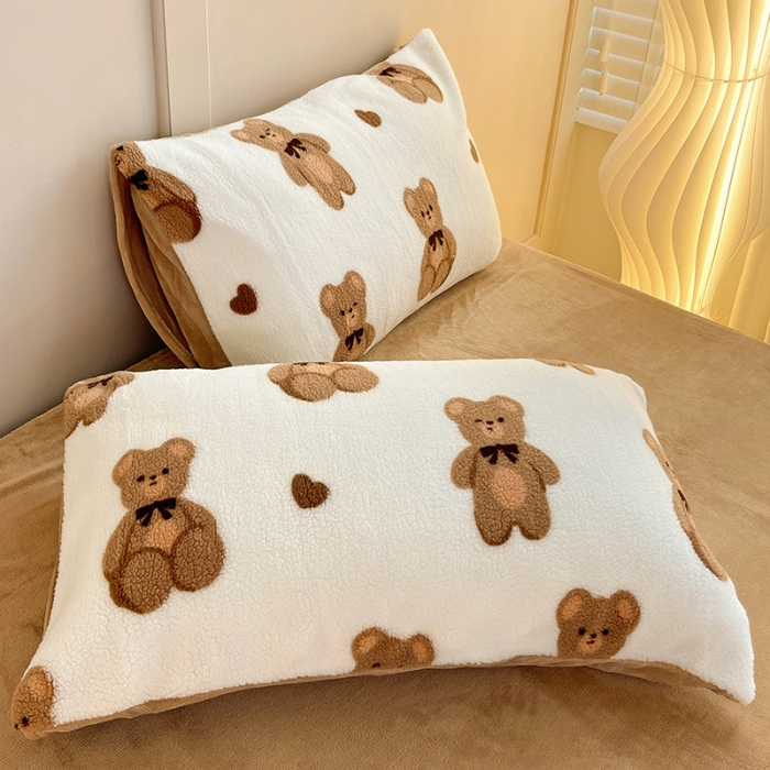 91家纺网 家纺一手货源 找家纺 （总）澳梵 2022新款小颗粒美丽绒牛奶绒四件套