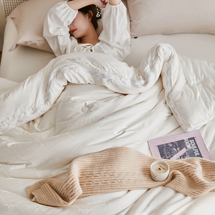 91家纺网 家纺一手货源 找家纺 （总） 莱福仕 2022新款60提花李官奇大豆子母被-风格一