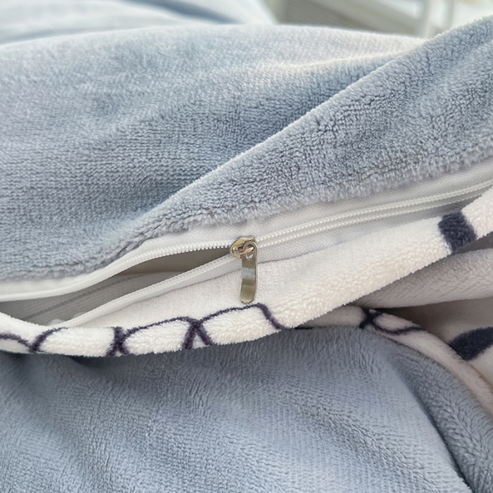 91家纺网 家纺一手货源 找家纺 澳梵 2022新款牛奶绒印花四件套 时光