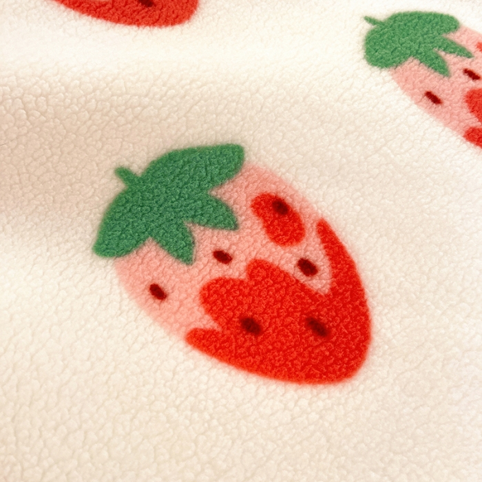 91家纺网 家纺一手货源 找家纺 澳梵 2022新款小颗粒美丽绒牛奶绒四件套 草莓味