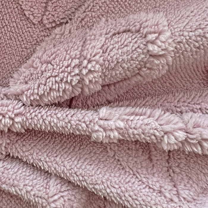 91家纺网 家纺一手货源 找家纺 澳梵 2022新款塔芙绒韩版四件套 猜心心-紫色