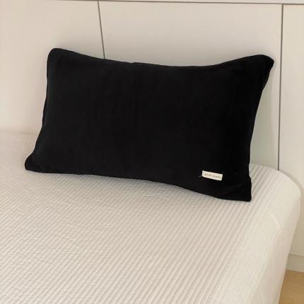 91家纺网 家纺一手货源 找家纺 （总）桃喜 2022新款纯色混搭牛奶绒单品枕套