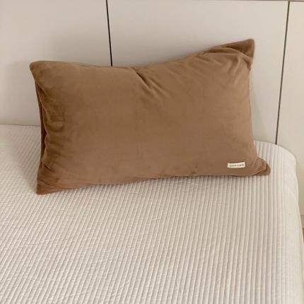 91家纺网 家纺一手货源 找家纺 （总）桃喜 2022新款纯色混搭牛奶绒单品枕套