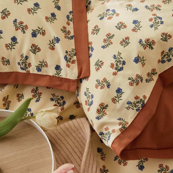 91家纺网 家纺一手货源 找家纺 （总）时年 2022新款生态磨毛飞边款四件套