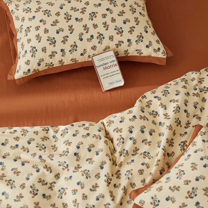 91家纺网 家纺一手货源 找家纺 （总）时年 2022新款生态磨毛飞边款四件套