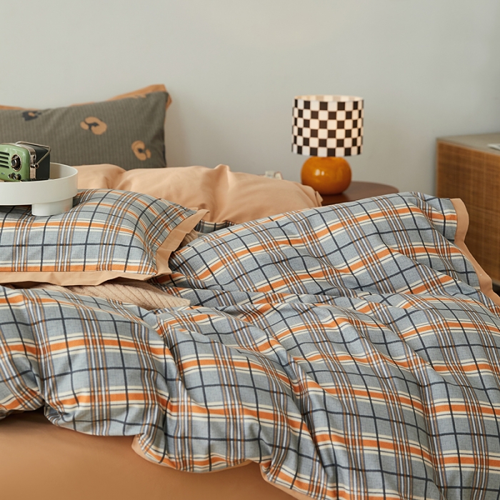 91家纺网 家纺一手货源 找家纺 时年 2022新款生态磨毛飞边款四件套 丰年