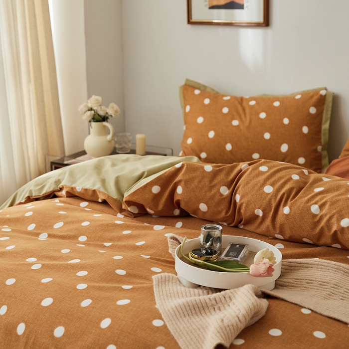 91家纺网 家纺一手货源 找家纺 时年 2022新款生态磨毛飞边款四件套 望风