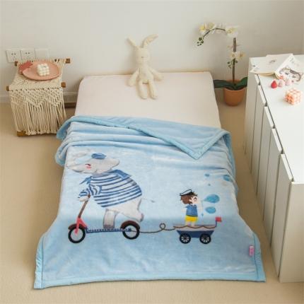 91家纺网 家纺一手货源 找家纺 （总）凯轩毛毛毯毯子 大版花儿童云毛毯毯子