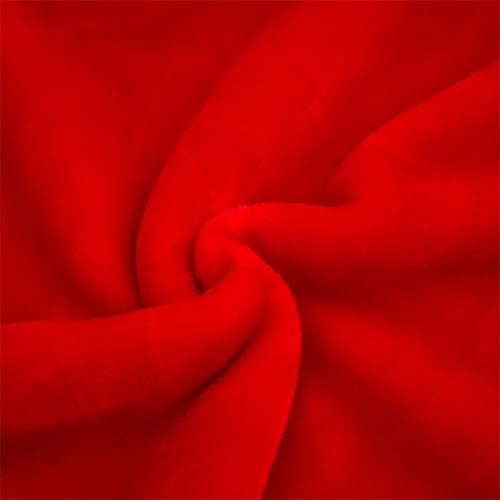 91家纺网 家纺一手货源 找家纺 凯轩毛毛毯毯子 大版花儿童云毛毯毯子 小飞猫  大红