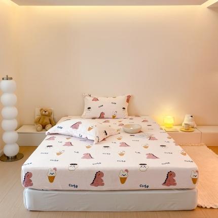 91家纺网 家纺一手货源 找家纺 （总）时光里 2022新款230g正宗全消光印花牛奶绒单床笠