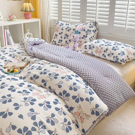 91家纺网 家纺一手货源 找家纺 （总）预言家纺 2024新款A类针织豆豆被