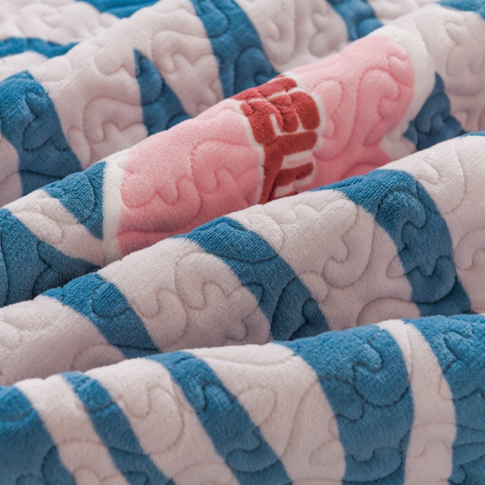 91家纺网 家纺一手货源 找家纺 （总）迷仙巢 2022新款牛奶绒床盖款