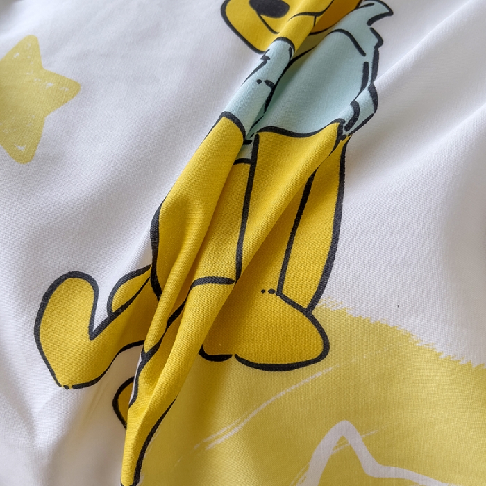 91家纺网 家纺一手货源 找家纺 小芽家居 迪士尼全棉四件套 调皮维尼