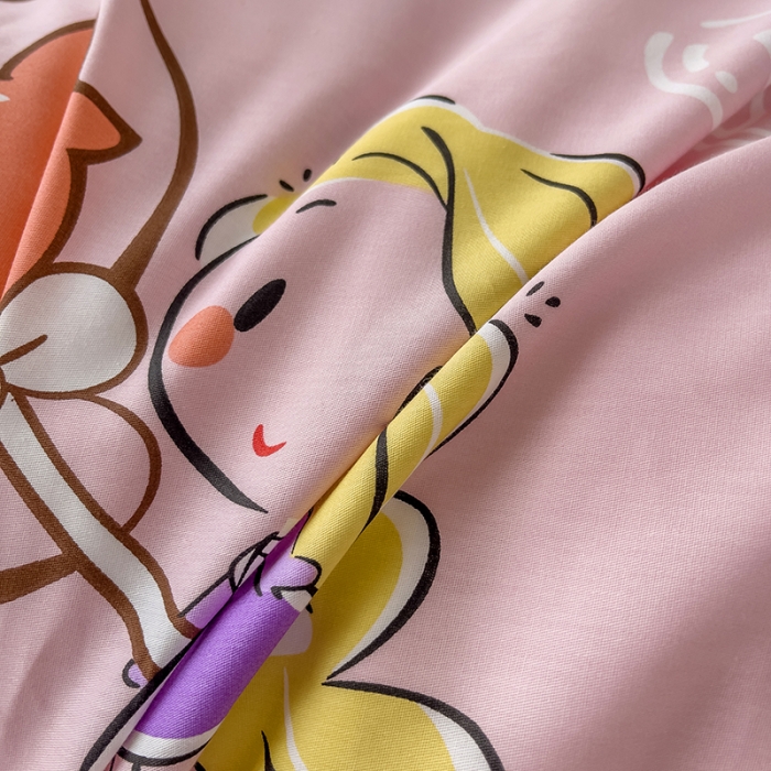 91家纺网 家纺一手货源 找家纺 小芽家居 迪士尼全棉四件套 迪士尼公主