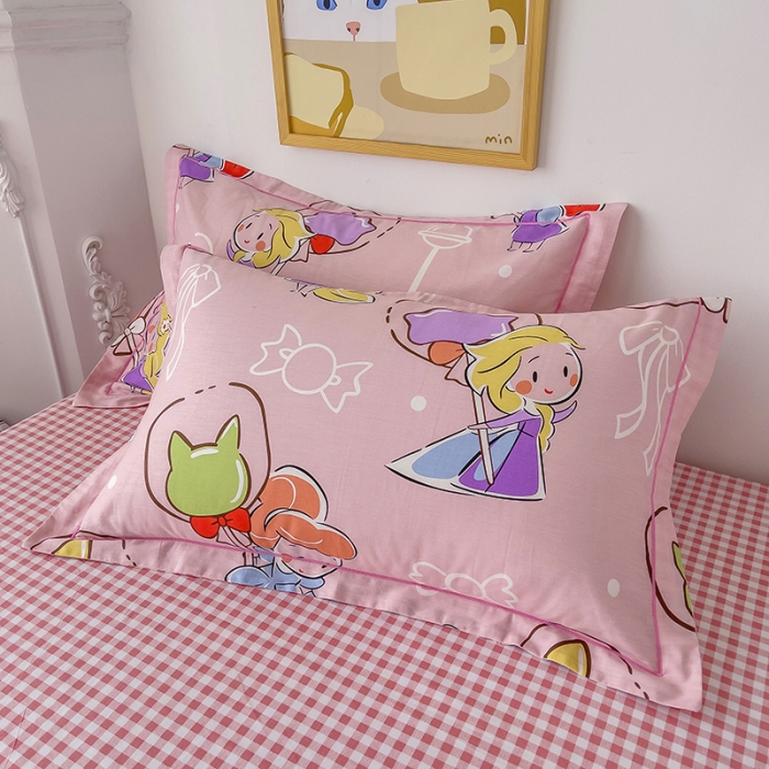 91家纺网 家纺一手货源 找家纺 小芽家居 迪士尼全棉四件套 迪士尼公主