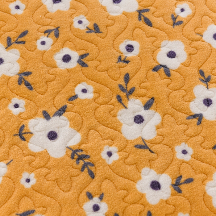 91家纺网 家纺一手货源 找家纺 迷仙巢 2022新款牛奶绒床盖款 田园生活