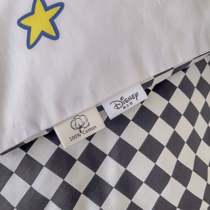 91家纺网 家纺一手货源 找家纺 小芽家居 迪士尼全棉四件套 太空米奇