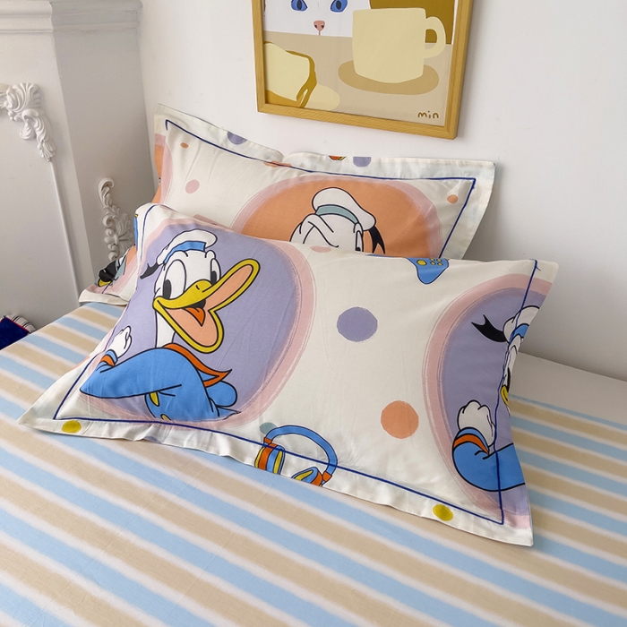 91家纺网 家纺一手货源 找家纺 小芽家居 迪士尼全棉四件套 音乐黛西