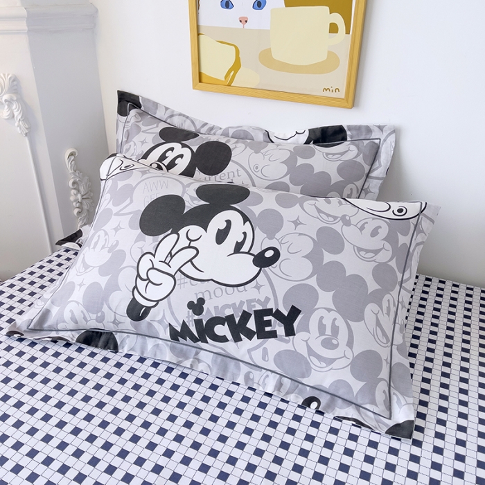 91家纺网 家纺一手货源 找家纺 小芽家居 迪士尼全棉四件套 ok米奇