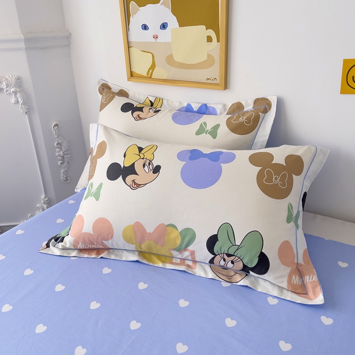 91家纺网 家纺一手货源 找家纺 小芽家居 迪士尼全棉四件套 爱美米妮