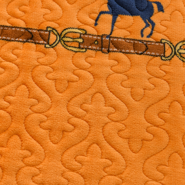 91家纺网 家纺一手货源 找家纺 迷仙巢 2022新款牛奶绒床盖款四件套 马到成功