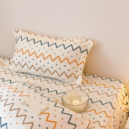 91家纺网 家纺一手货源 找家纺 (总) 时光里 2022新款230g正宗全消光牛奶绒单品枕套