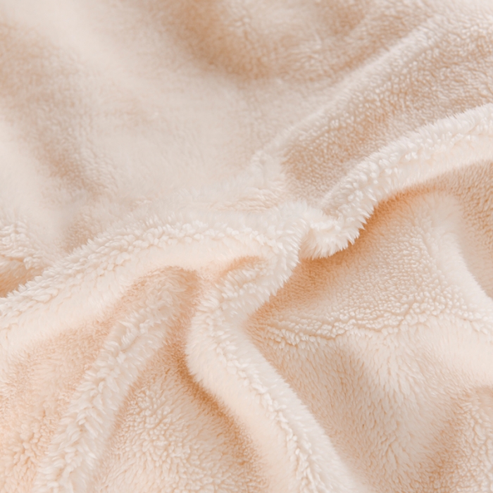 91家纺网 家纺一手货源 找家纺 迷仙巢 2022新款牛奶绒拼北极绒盖毯 田园生活