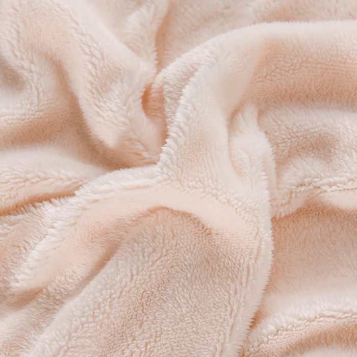 91家纺网 家纺一手货源 找家纺 迷仙巢 2022新款牛奶绒拼北极绒盖毯 向阳花开