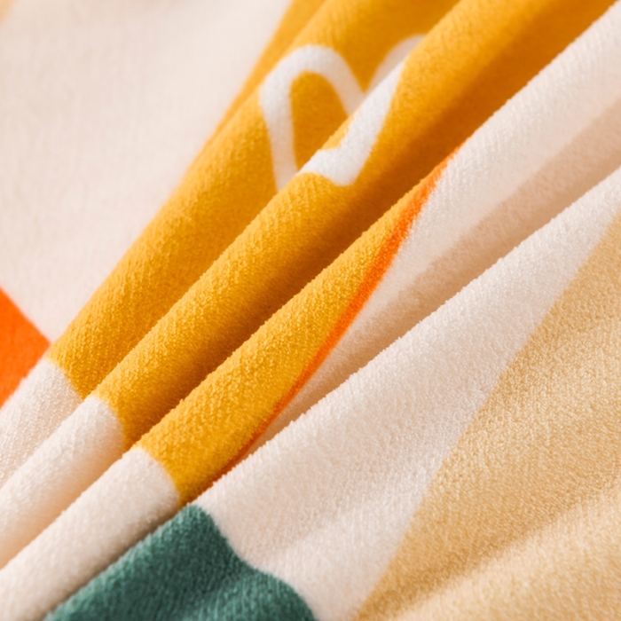 91家纺网 家纺一手货源 找家纺 迷仙巢 2022新款牛奶绒拼北极绒贝贝绒包边四件套 格子熊