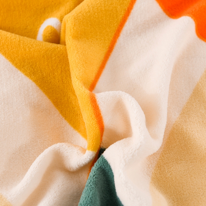 91家纺网 家纺一手货源 找家纺 迷仙巢 2022新款牛奶绒拼北极绒贝贝绒包边四件套 格子熊