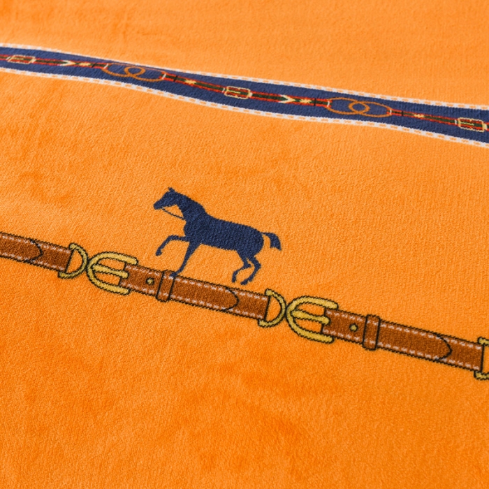 91家纺网 家纺一手货源 找家纺 迷仙巢 2022新款牛奶绒拼北极绒贝贝绒包边四件套 马到成功