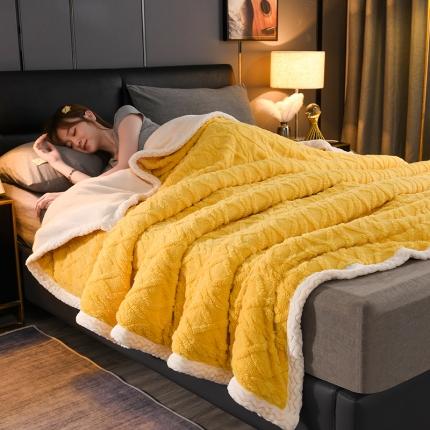 91家纺网 家纺一手货源 找家纺 （总）迷仙巢 2022新款塔夫绒多功能盖毯