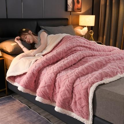 91家纺网 家纺一手货源 找家纺 （总）迷仙巢 2022新款塔夫绒多功能盖毯