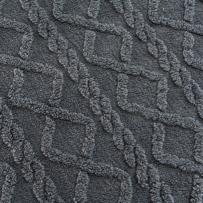 91家纺网 家纺一手货源 找家纺 迷仙巢 2022新款塔夫绒多功能盖毯 深空灰