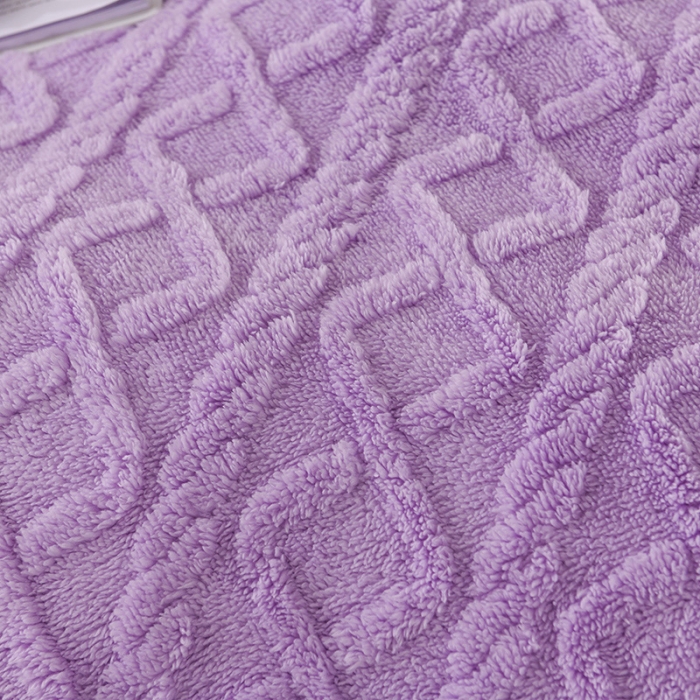 91家纺网 家纺一手货源 找家纺 迷仙巢 2022新款塔夫绒拼北极绒贝贝绒包边四件套 香芋紫
