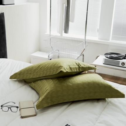 91家纺网 家纺一手货源 找家纺 总 8小时 2023新款全棉贡缎提花轻奢单品枕套一对