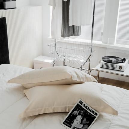 91家纺网 家纺一手货源 找家纺 8小时 2023新款全棉贡缎提花轻奢单品枕套一对 瑞秋